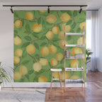 Lemonade on Green Wall Mural Gallery Image 1