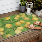 Lemonade on Green Outdoor Rug Gallery Image 2