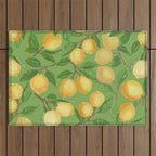 Lemonade on Green Outdoor Rug Gallery Image 1