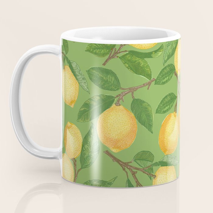 Lemonade on Green Coffee Mug Gallery Image 3