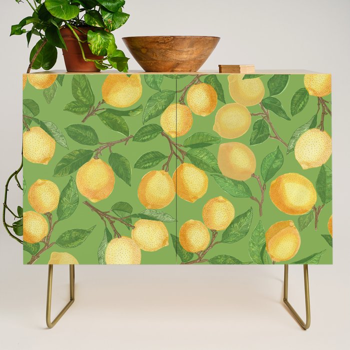 Lemonade on Green Credenza Gallery Image 1