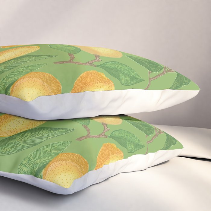 Lemonade on Green Pillow Sham Gallery Image 3