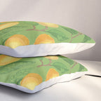 Lemonade on Green Pillow Sham Gallery Image 3