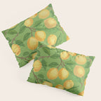 Lemonade on Green Pillow Sham Gallery Image 3