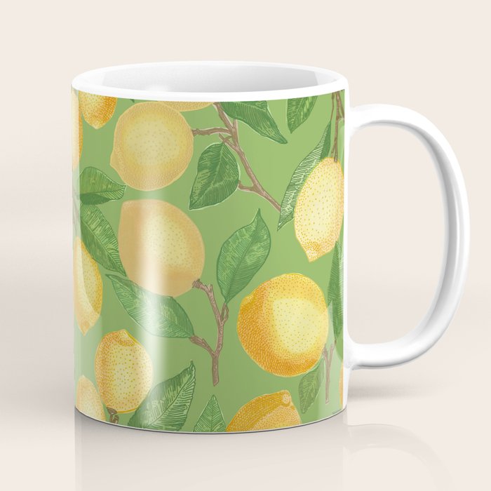 Lemonade on Green Coffee Mug Gallery Image 1