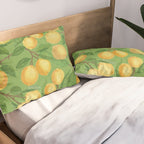 Lemonade on Green Pillow Sham Gallery Image 2