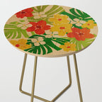 Limahuli Garden Hawaiian Floral Design Side Table Gallery Image 2