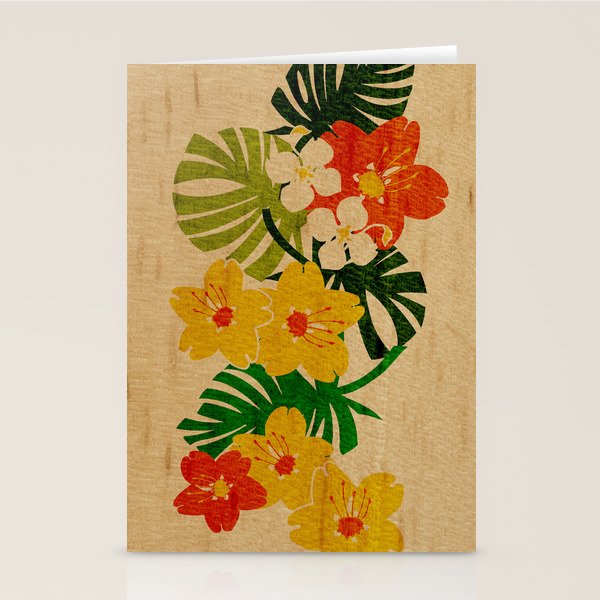 Limahuli Garden Hawaiian Floral Design Stationery Card Gallery Image 2