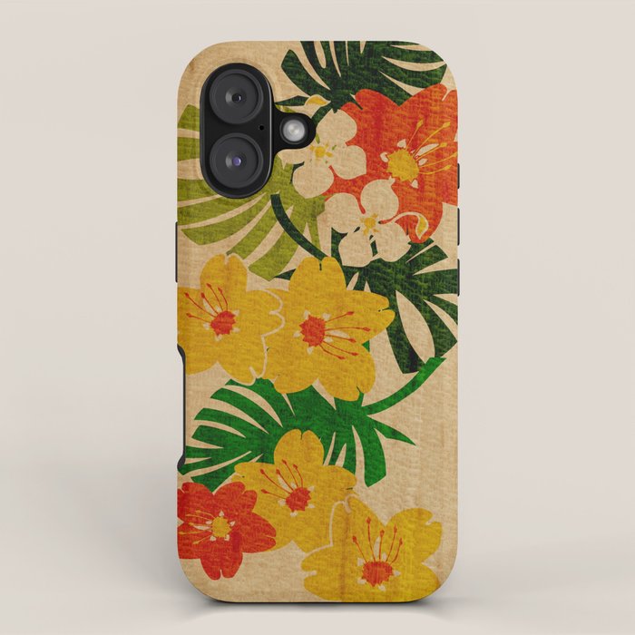 Limahuli Garden Hawaiian Floral Design iPhone Case Gallery Image 1