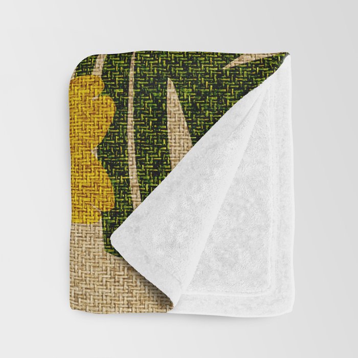 Limahuli Garden Hawaiian Floral Design Throw Blanket Gallery Image 3