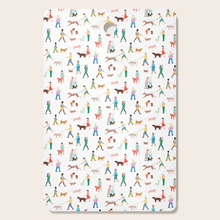 Walking Our Dogs Cutting Board Gallery Image 1
