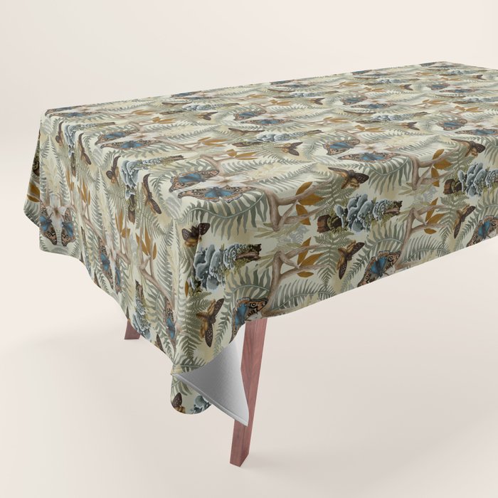 Lush boho forest C Tablecloth Gallery Image 1
