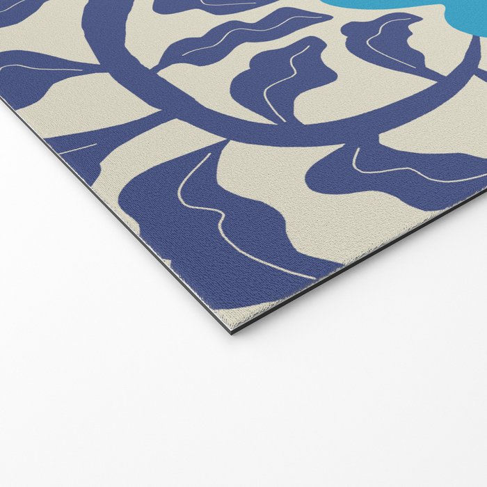 Blue fern Welcome Mat Gallery Image 2