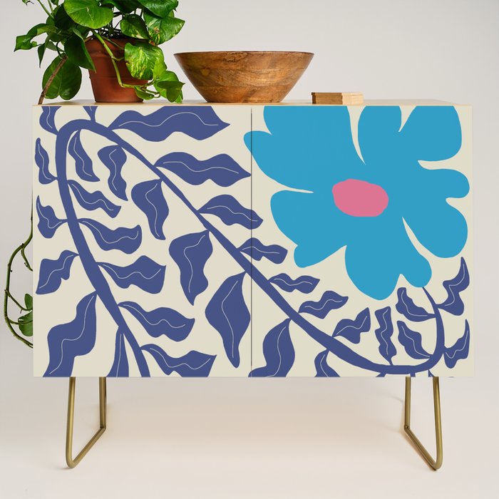Blue fern Credenza Gallery Image 1