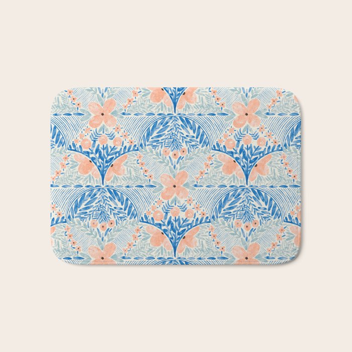 Chic Floral Decor BP Bath Mat Gallery Image 1
