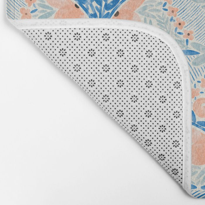 Chic Floral Decor BP Bath Mat Gallery Image 2