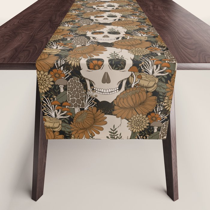Autumn Skulls Table Runner Gallery Image 1