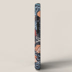 Poisonous flowers blue Damask iPhone Case Gallery Image 2
