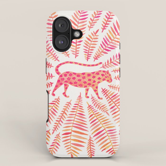 Jaguar - Pink OmbrÃ© Palette iPhone Case Gallery Image 1