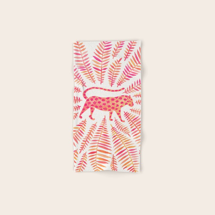 Jaguar - Pink OmbrÃ© Palette Bath Towel Gallery Image 1
