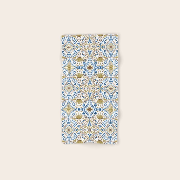 Intricate bohemian charm Bath Towel Gallery Image 1