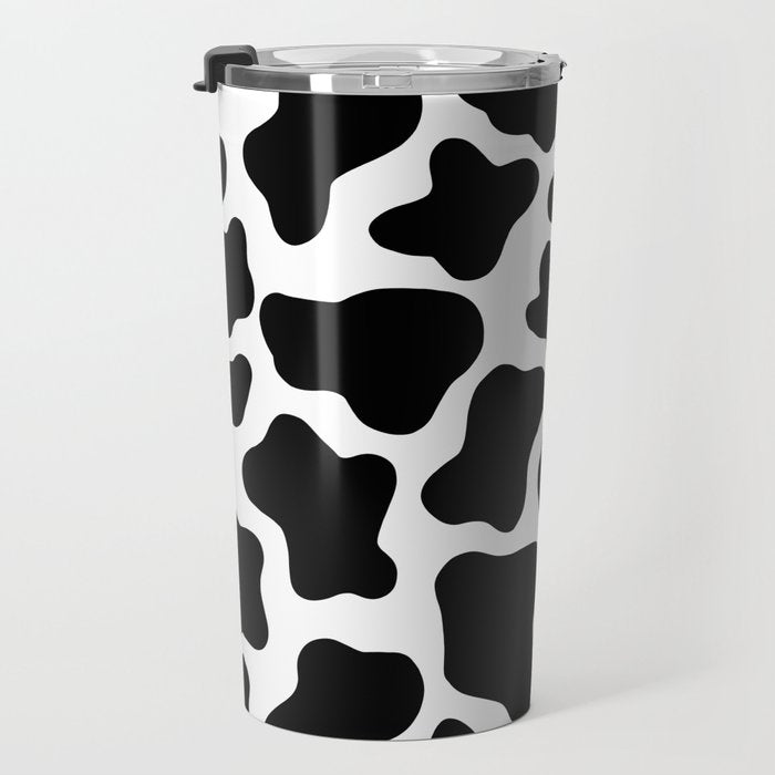 Cow Print Travel Mug Gallery Image 3