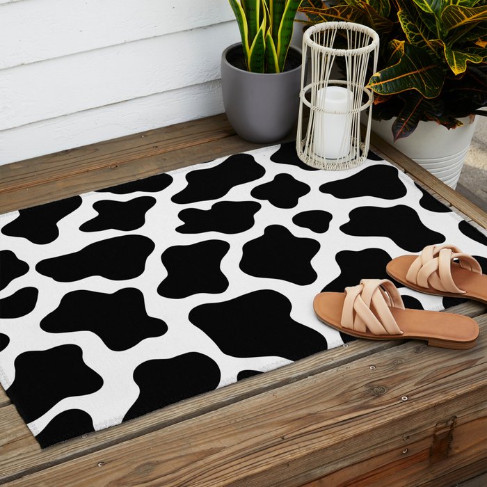 Cow Print Outdoor Rug Gallery Image 2