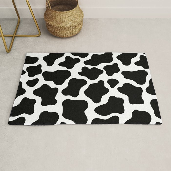 Cow Print Rug Gallery Image 1