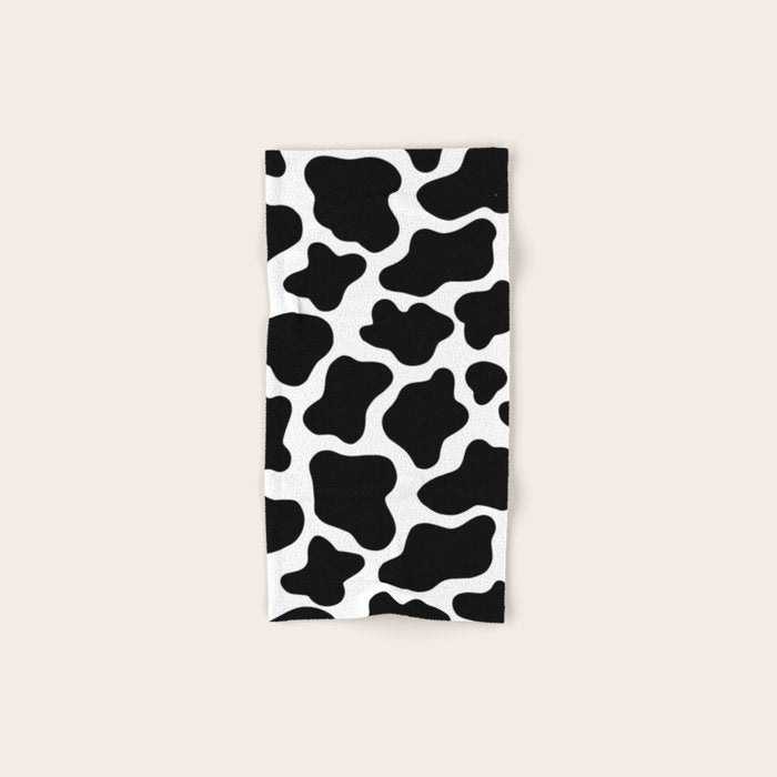 Cow Print Bath Towel Gallery Image 1