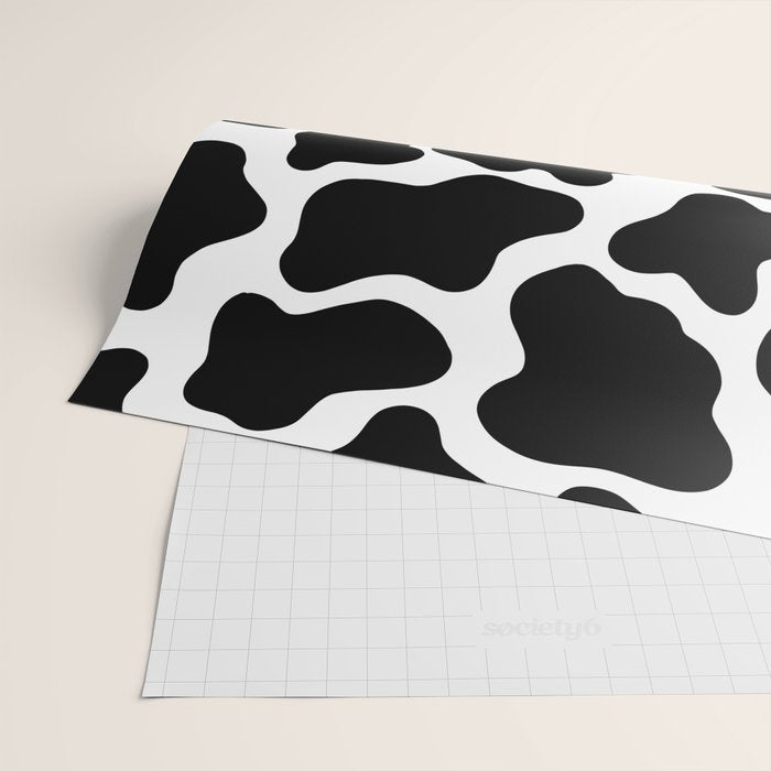 Cow Print Wrapping Paper Gallery Image 2