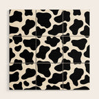 Cow Print Wood Wall Art Gallery Image 1