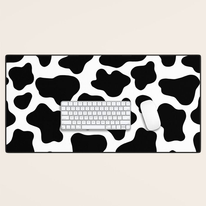 Cow Print Desk Mat Gallery Image 1