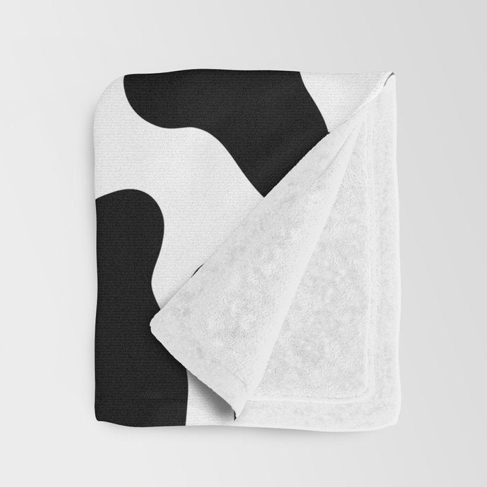 Cow Print Throw Blanket Gallery Image 3