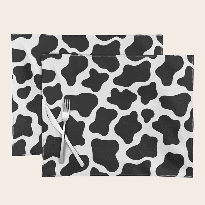 Cow Print Placemat Gallery Image 1