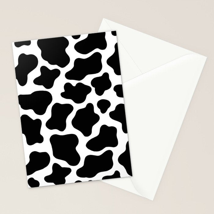 Cow Print Stationery Card Gallery Image 2