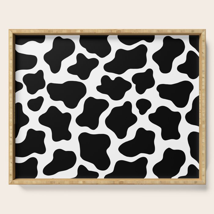 Cow Print Serving Tray Gallery Image 1