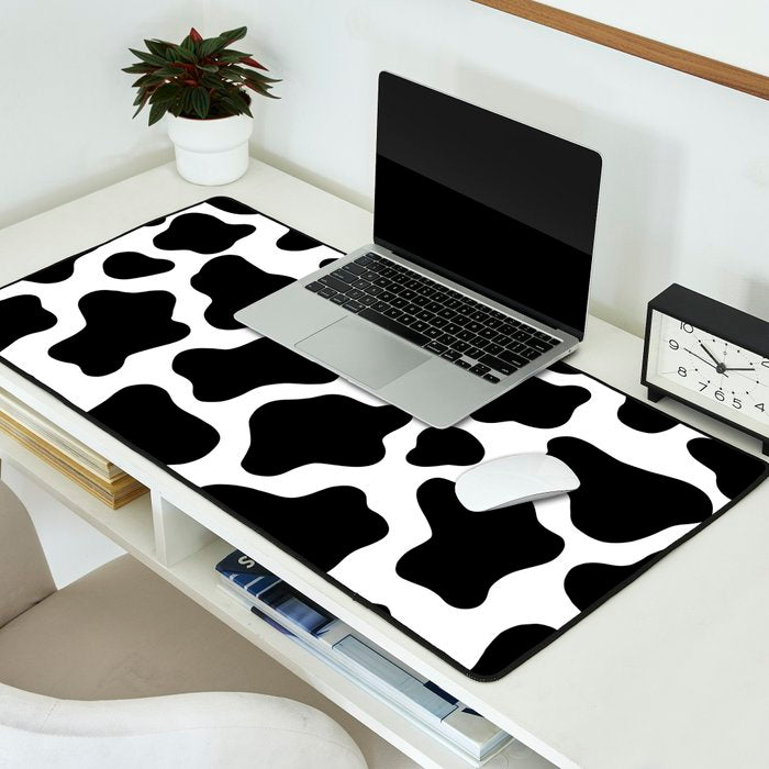 Cow Print Desk Mat Gallery Image 2