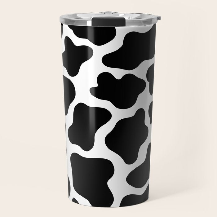 Cow Print Travel Mug Gallery Image 1