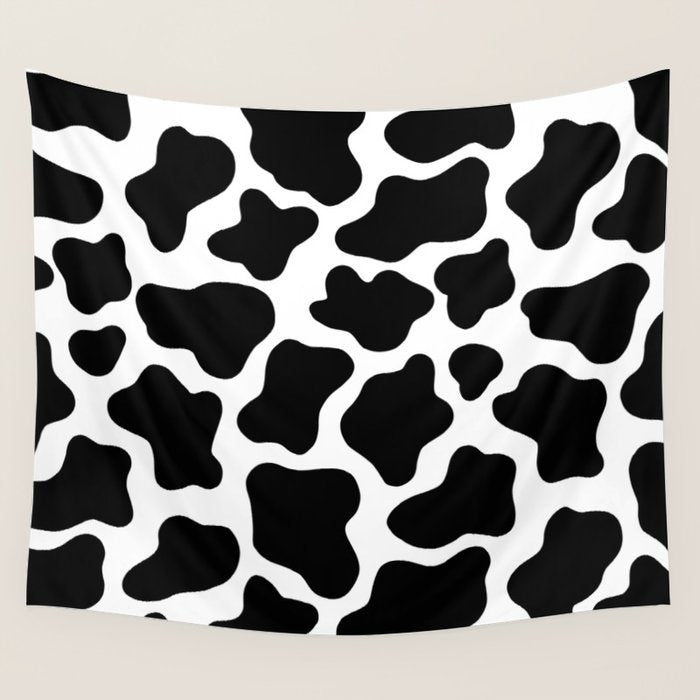 Cow Print Wall Tapestry Gallery Image 4
