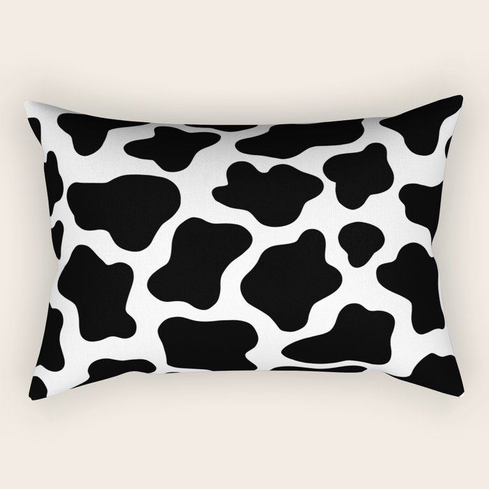 Cow Print Rectangular Pillow Gallery Image 2