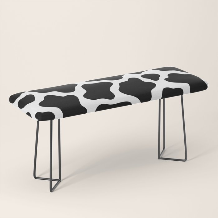 Cow Print Bench Gallery Image 1