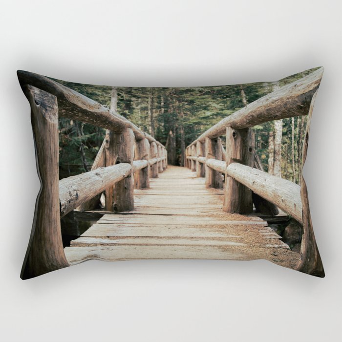 Trail Bridge II Rectangular Pillow Gallery Image 1