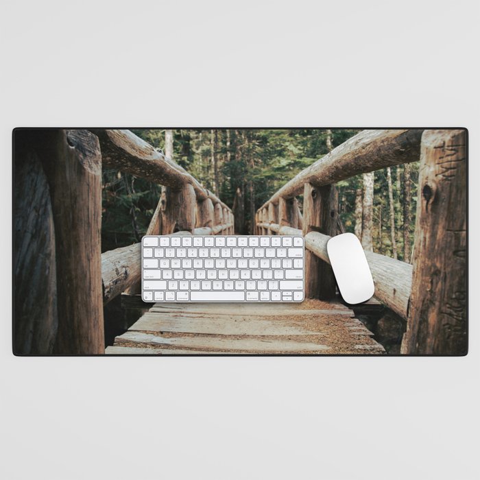 Trail Bridge II Desk Mat Gallery Image 1