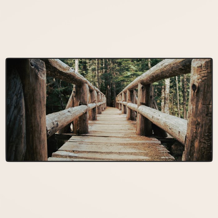 Trail Bridge II Desk Mat Gallery Image 3