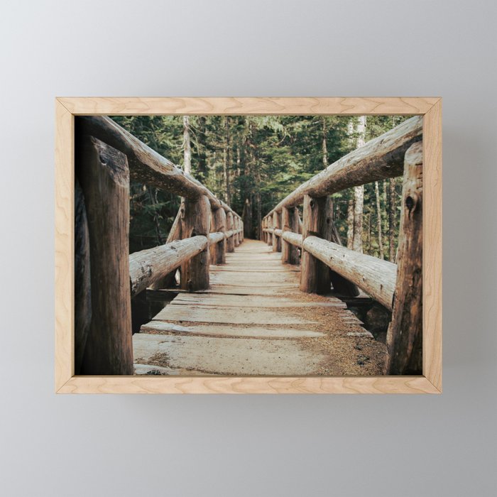 Trail Bridge II Mini Art Print Gallery Image 1