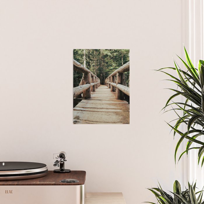 Trail Bridge II Poster Gallery Image 2