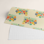 Cat in flower garden Wrapping Paper Gallery Image 2