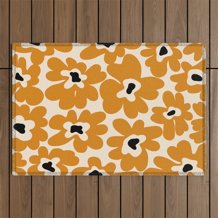 spring summer garden  Outdoor Rug Gallery Image 1