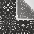 Mystical mosaic lunar phases BN Wall Tapestry Gallery Image 3