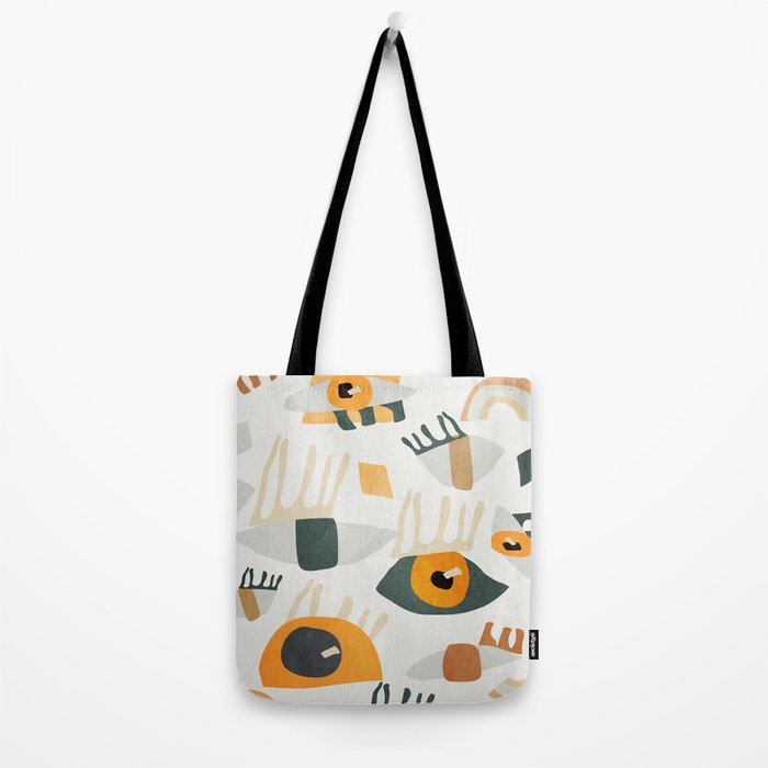 Abstract Art Eyes Tote Bag Gallery Image 2
